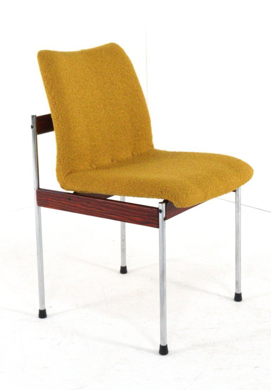 Image 1 of Set of 4 Thereca chairs upholstered vintage