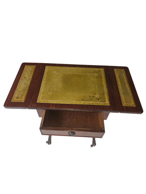 Image 1 of Reprodux Bevan Funnell Extendable Hardwood Side Table