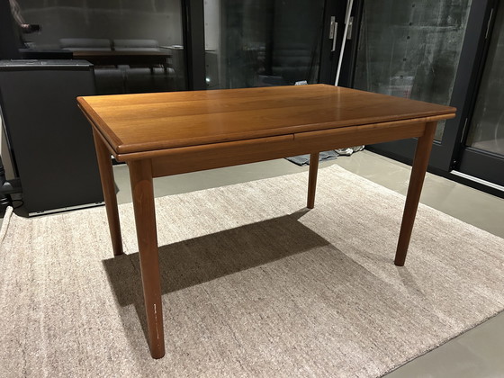 Image 1 of Vintage Danish extendable table from the 1960s