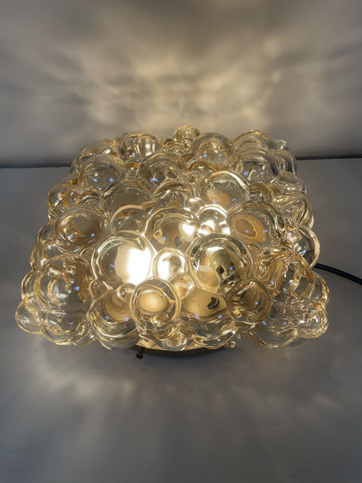  Vintage Helena Tynell grote plafonnière van Glashutte Limburg  