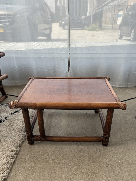Juego (3) de sillones y mesa auxiliar McGuire – Mc Guire, Bamboo, Wood (photo 5 of 6)