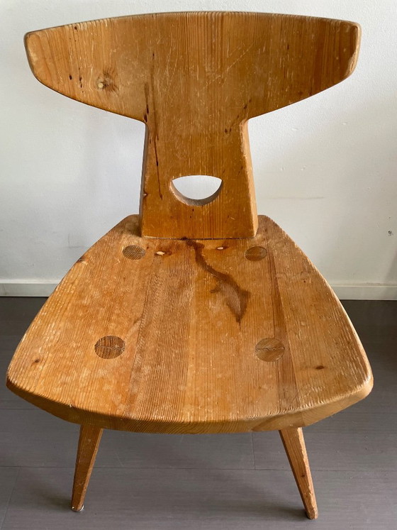 Jacob Kielland-Brandt Pine Chair 1960's – Chairs and lounge chairs, Wood (photo 6 of 6)