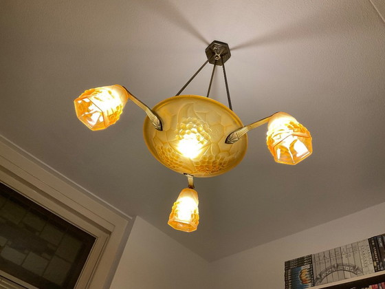 Image 1 of Suspension Art Déco ancienne