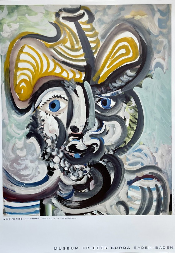 Pablo Picasso (1881-1973), Tête D'homme, 1972, Copyright Privatsammlung/VG Bild-Kunst, Bonn 2005, impreso en (photo 9 of 9)