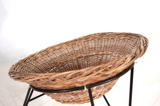 Image 1 of Tumbona de ratán, 1960