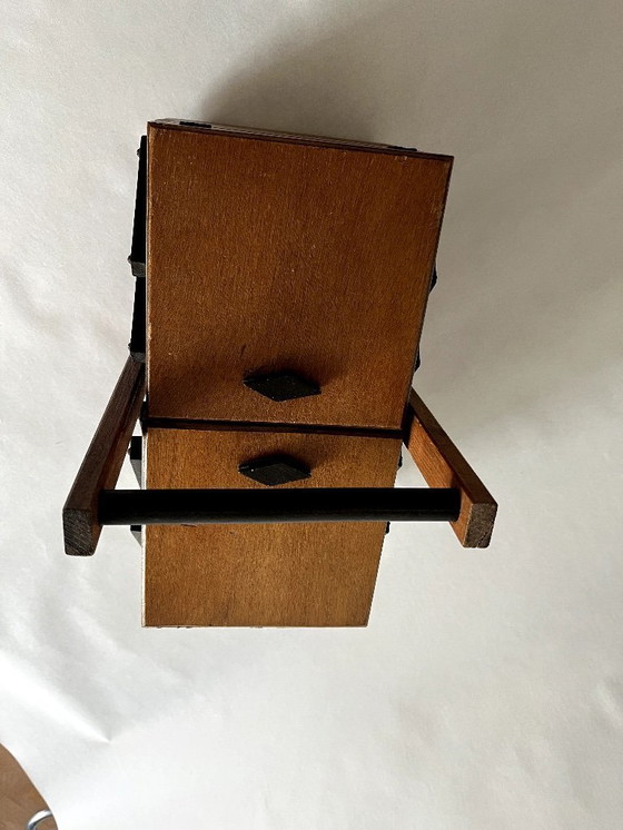 Image 1 of Boîte à couture ancienne en bois