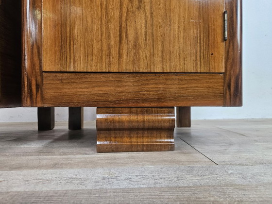 Paire de tables de nuit Art Decò en noyer, 1940 – Bois (photo 17 of 18)
