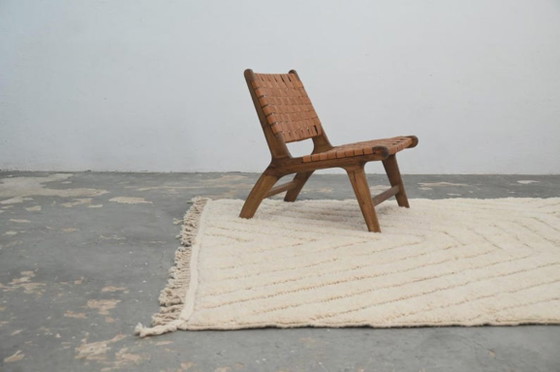 Image 1 of Minimalistischer marokkanischer Beni Ourain Teppich 3X2