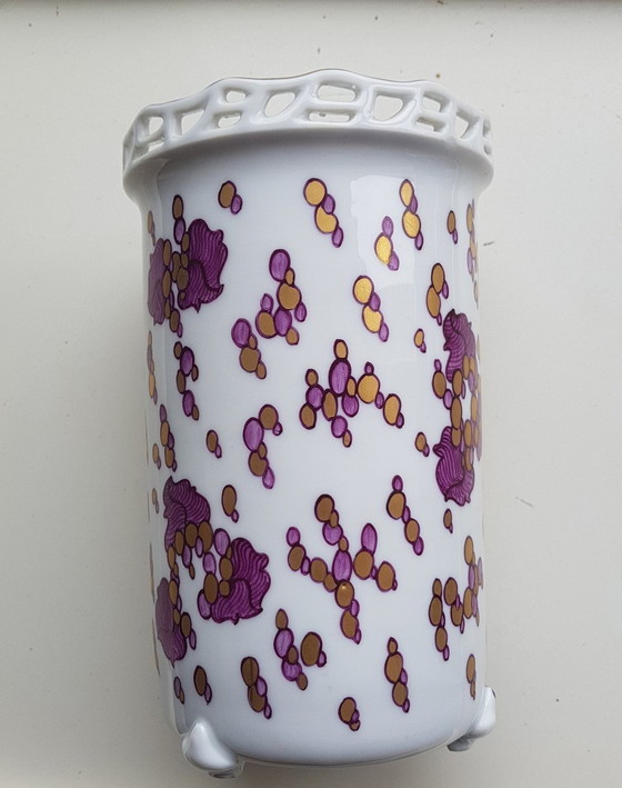 Image 1 of Art Nouveau Vase By Adelbert Niemeyer For Nymphenburg, 1907