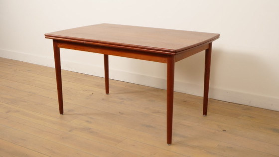 Image 1 of Table de salle à manger vintage | Extensible | Teck | Modèle bateau