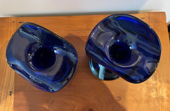Coppia di Vasi Vintage in Vetro di Murano di Marta Marzotto – Murano Glass, Glass, Organic Modern (photo 5 of 9)