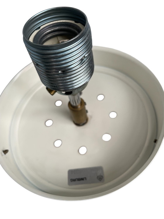 Image 1 of Lampada da sospensione in smalto opalino, Glashutte Limburg 