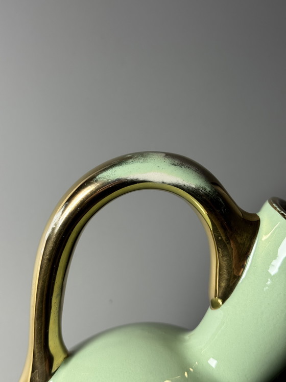 Image 1 of Jarra Boch Frères La Louvière Art Déco de loza, cerámica belga, años 30