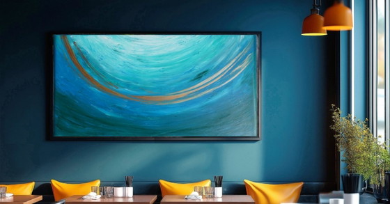 Abstract A1463 - Large Original Painting – Paintings & Drawings, Canvas (photo 4 of 15)