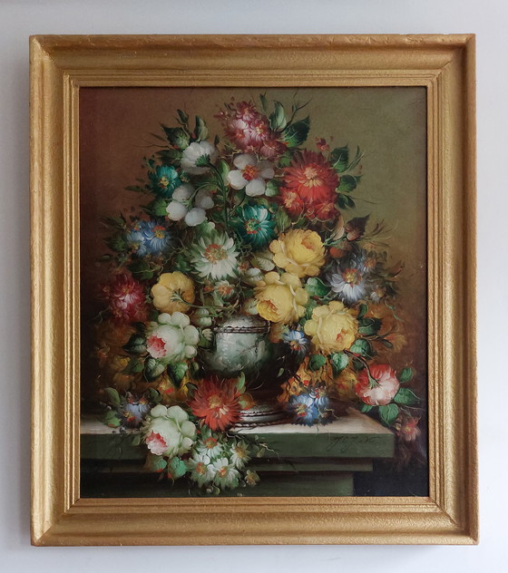 Image 1 of Bloemstilleven, canvas wanddecoratie