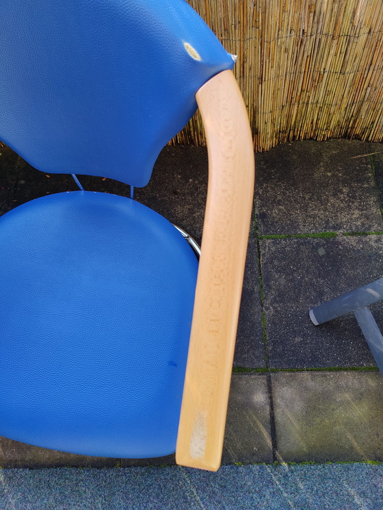 Image 1 of Design vintage classique | Pièce de collection des années 90 | Bois véritable et chrome