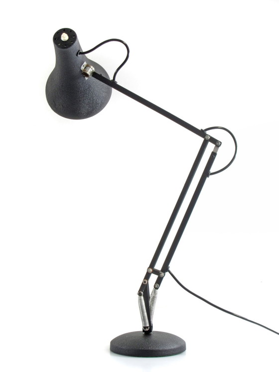 Lampada da scrivania Anglepoise vintage regolabile - Nera con finitura testurizzata rara (photo 10 of 12)