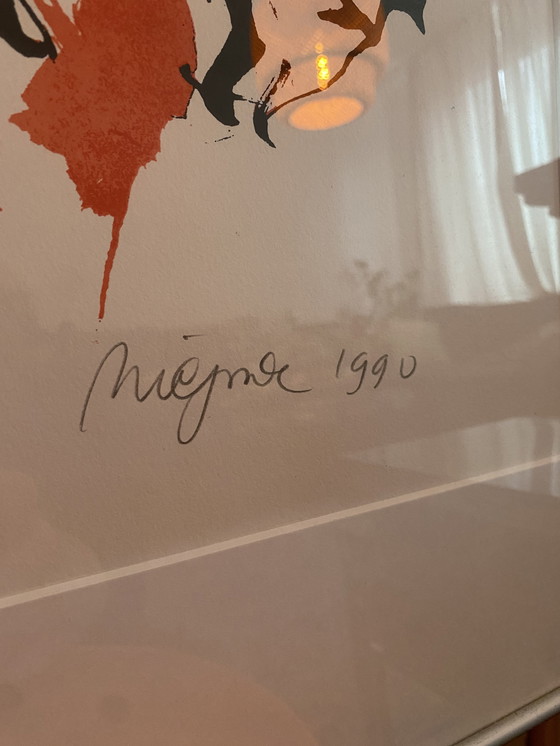 Image 1 of Rose 1990 - Nic Jonk | Screen print 75x55cm