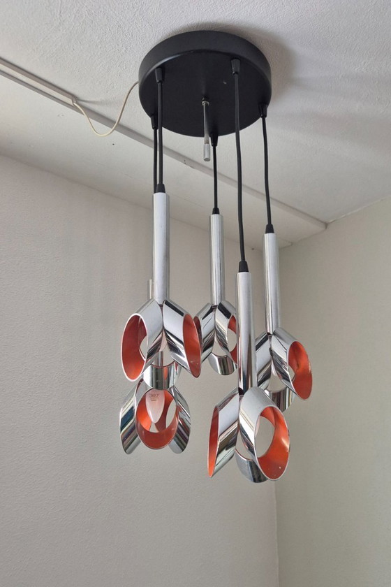 Image 1 of Vintage pendant lamp - Cascade by Massive - 1970s