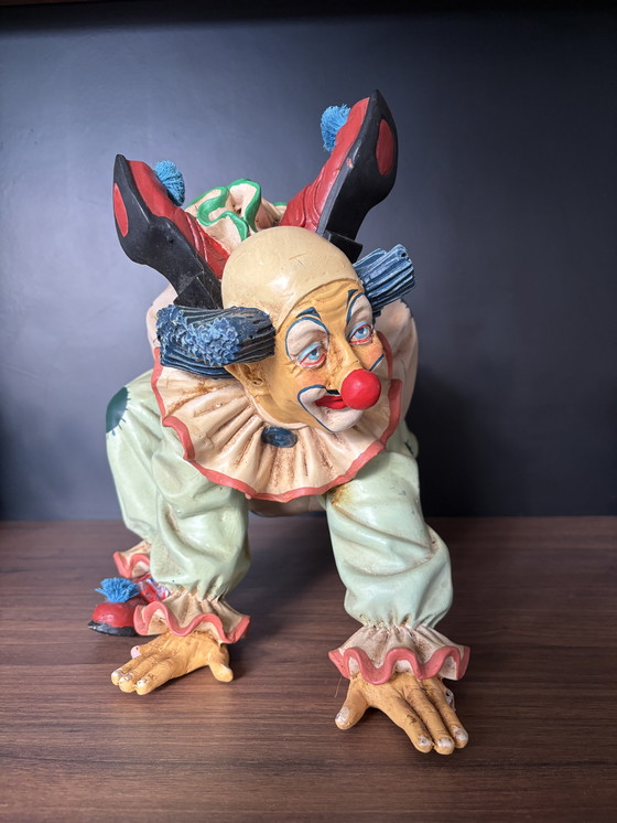 Image 1 of Jun Asilo vintage clownbeeld jaren 90