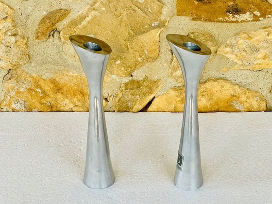 Image 1 of Danish Modern, Candlesticks, By Broste Copenhagen, Set of 2, Circa 1980s
