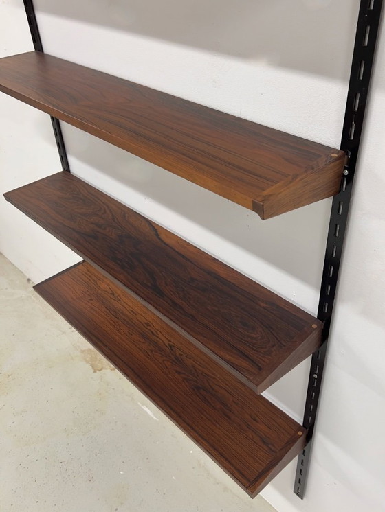 Image 1 of ETAGERES EN PALISSANDRE PAR KAI KRISTIANSEN POUR FELDBALLES, 1960