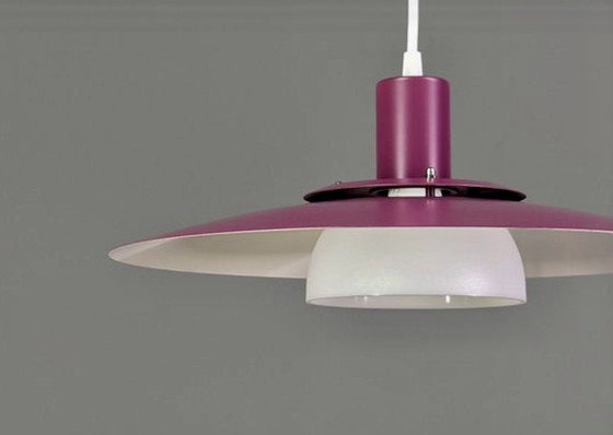 Vintage Scandinavische schalenlamp; Denemarken, 1970s – Design Light A/S, Hanglampen, Metal (photo 8 of 10)