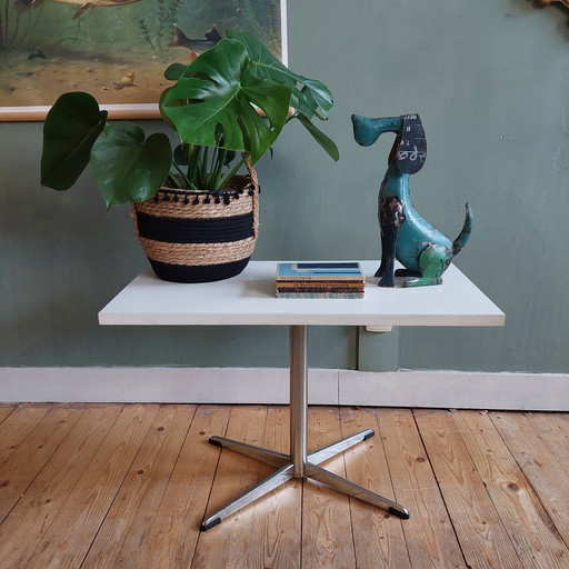 Vintage industrial TV table