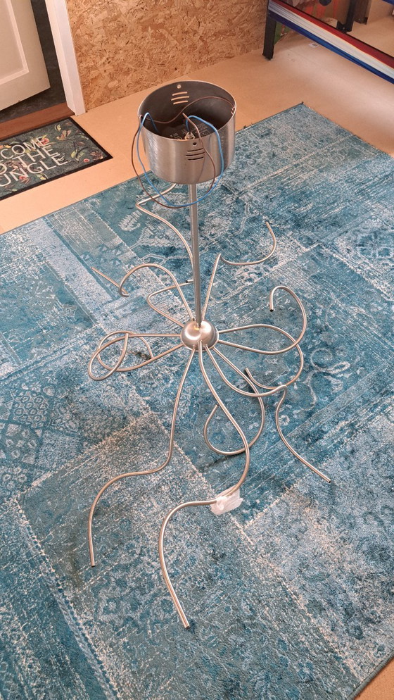 Image 1 of Beautiful 12-arm pendant lamp matte chrome