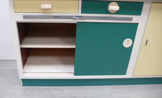 Image 1 of Armario de cocina de 50 cm con puertas correderas + extraíble, ideal también para cocinas pequeñas