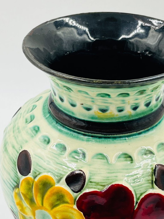 Image 1 of Floral vase from West Germany