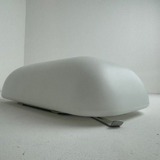Image 1 of Vintage rechthoekige opalen wandlamp "VITOUVER" XL