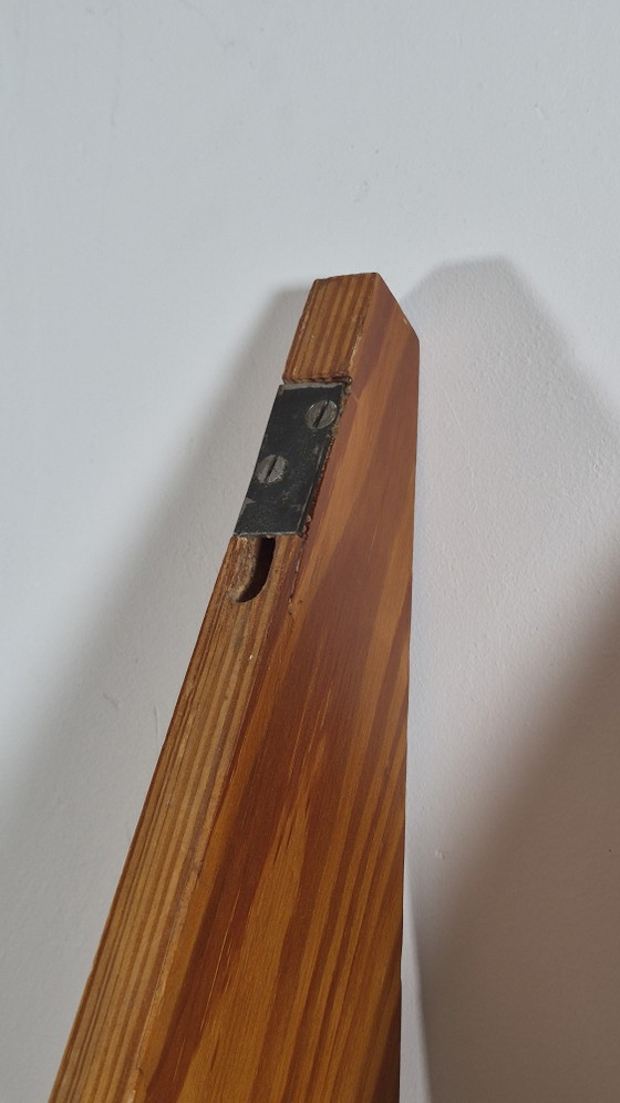 Scaffale a parete brutalista vintage in pino Mid-Century – Decorazioni murali, Wood (photo 13 of 15)