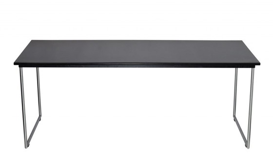 Image 1 of Gispen Gs 1296 - Table - Aluminum Frame - Black Top