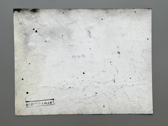 Image 1 of Eugène Eechaut (1928-2019) Abstract Landscape, Ink, 1993
