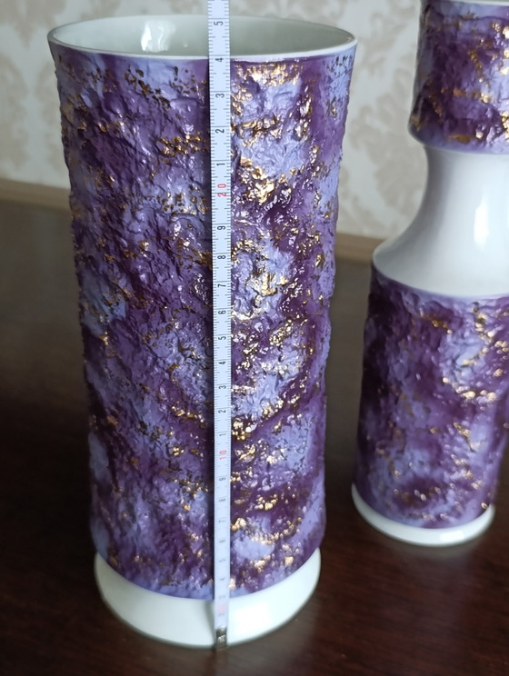 Vintage Royal Porzellan Bavaria KPM Vase Set – KPM Royal, Porcelain (photo 3 of 10)