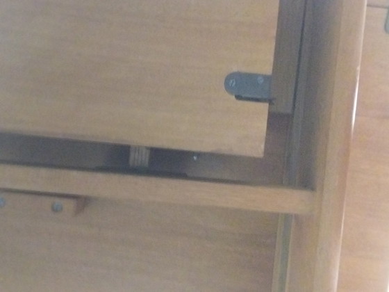 Image 1 of 1 x teak extendable dining table in the style of Van Teeffelen 1960s