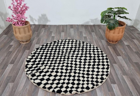 Round Moroccan Rug Berbere 150/150cm – Tapis, Wool (photo 6 of 7)