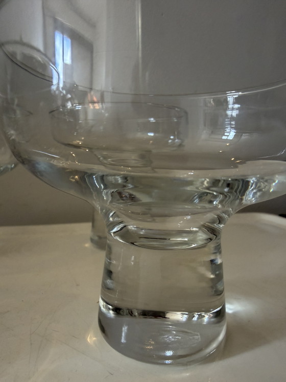 Vintage 70s Crystal Coupe Glasses – Glass & Decanter (photo 5 of 5)