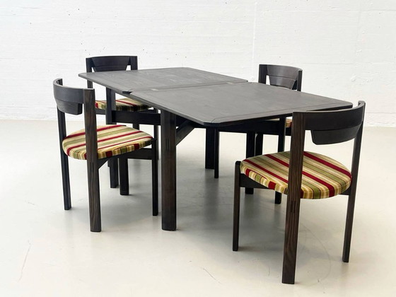 Image 1 of Ensemble composé d'une table et de 4 chaises de Girsberger, années 1973