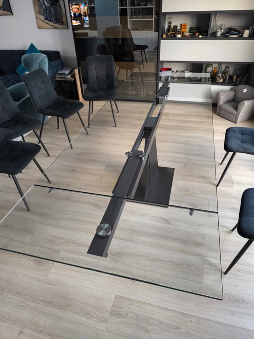 AXEL ROCHE-BOBOIS Dining Table – Roche Bobois, eettafels, Glass