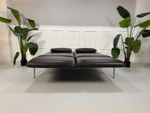 Brühl Roro Canapé design en cuir Braun Schlafsofa Canapé