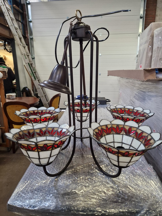 Image 1 of Lustre vintage de style Tiffany