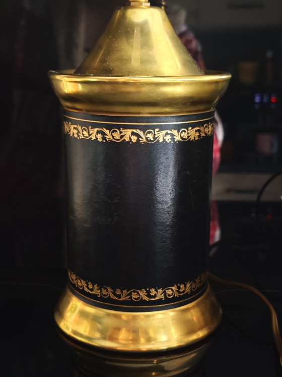 Image 1 of Base de lámpara Monick Schmeltz, Limoges Francia 