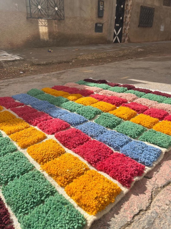Image 1 of Alfombra bereber de lana multicolor 270cmx170cm