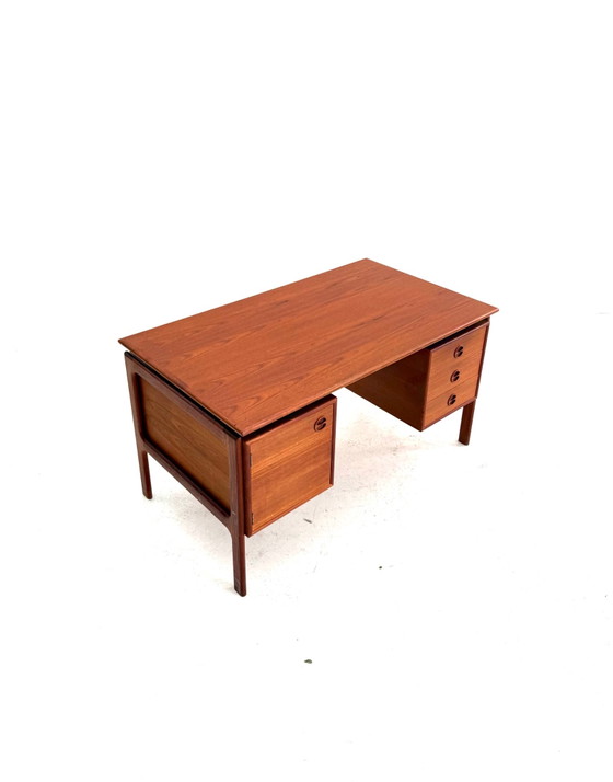 Vintage Danish Teak Desk, Arne Vodder ‘60 – Wood (photo 13 of 14)
