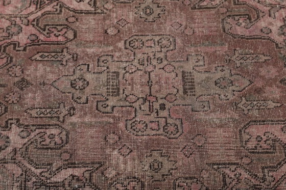 Image 1 of Hand-knotted vintage art rug 196x282