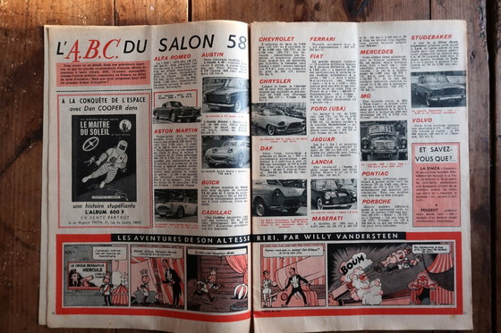 Image 1 of Original Le Journal de Tintin No. 524, November 1958 – Tintin au Tibet – 2C37