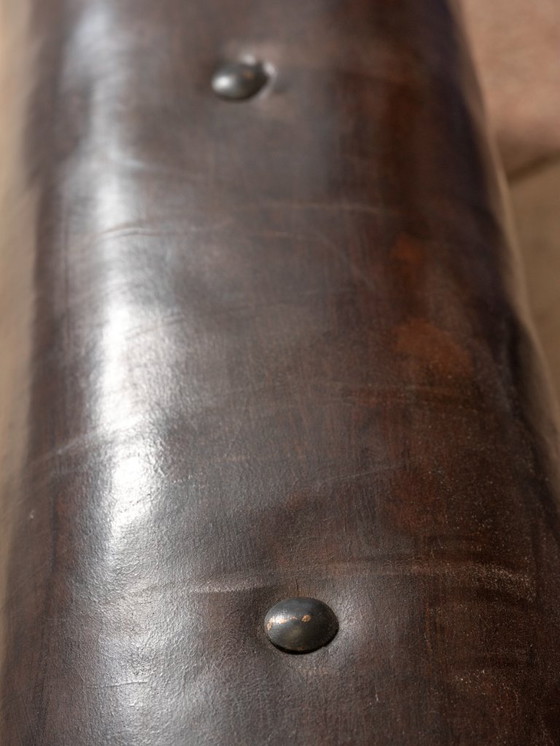 Image 1 of Vintage Leather Gym Bench / Pommel Horse, Bauhaus Style, Europe, 1920s