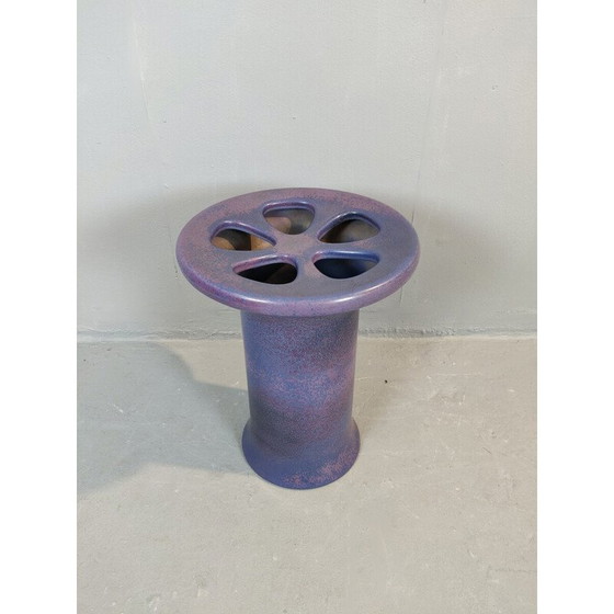 Image 1 of Vintage purple umbrella stand by Angelo Mangiarotti, 1970s